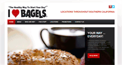 Desktop Screenshot of ilovebagelsinc.com
